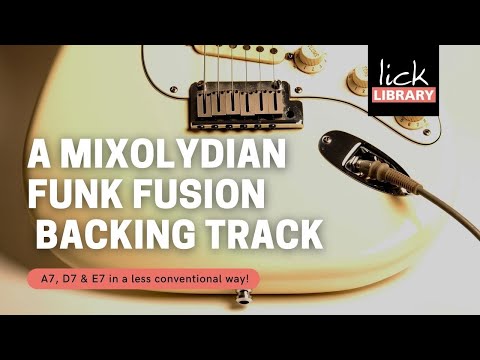 A Mixolydian Funk Fusion | Guitar Backing Track | Free Track Friday