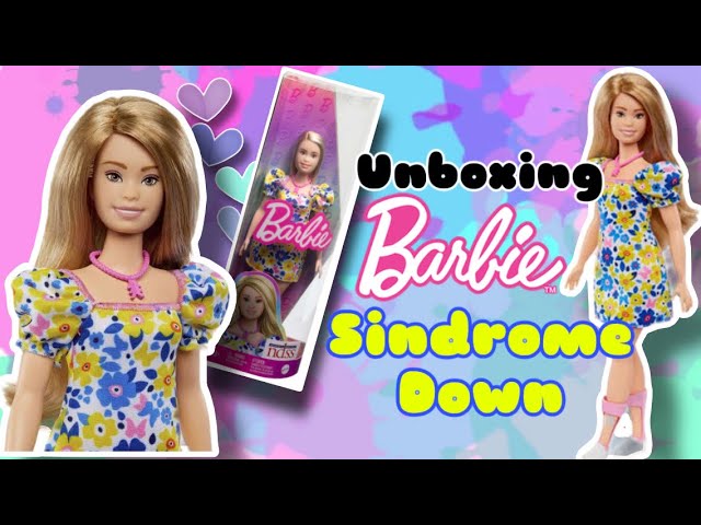 Vídeo relacionado con Barbie Fashionista Muñeca con síndrome de Down y Vestido de Corazones Conjunto de Moda y Accesorios, Juguete +3 años (HYK14)