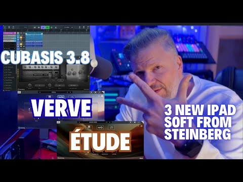 New iPad soft from Steinberg : Cubasis 3.8 & Verve & Étude