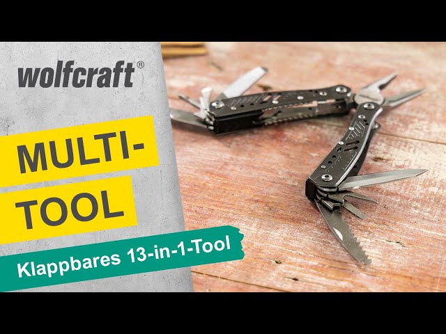 Video Teaser für Multitool: Klappbares 13-in-1-Tool | wolfcraft