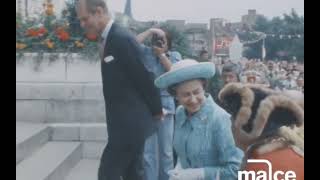 the Queen's jubilee 1977 visiting the Midlands