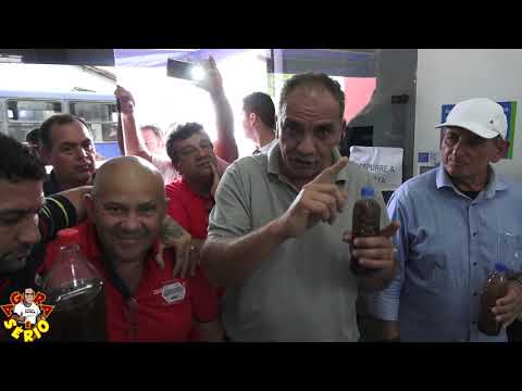 Prefeito Ayres Scorsatto e Vereador Abel em apoio a Manifestação dos Moradores do Barnabés contra a água da Sabesp