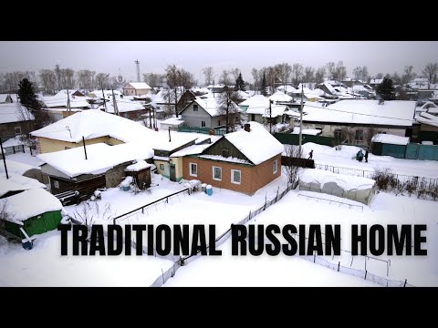 VISITING A TRADITIONAL RUSSIAN HOUSE 2023 - How some people in Russia live. Siberia Travel Vlog 🇷🇺