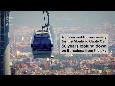 Montjuïc Cable Car celebrates 50 years flying over Barcelona