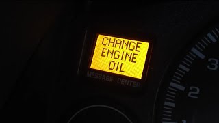 How to turn off the change engine oil light: Chevy Silverado, Tahoe, GMC Yukon GMC Sierra, Avalanche