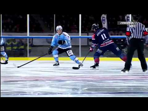 Maks Selan Slap Shot Goal: WINTER GAME 2013 Brûleurs de Loups Grenoble vs Diables Rouge de Briançon