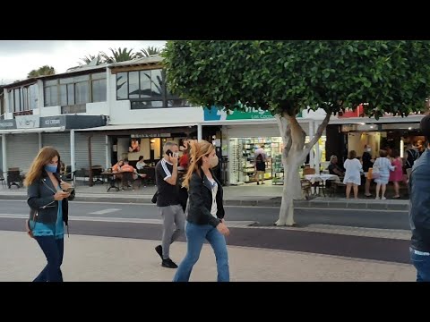 327  -   23/06/21 PUERTO DEL CARMEN LANZAROTE SPAIN UPDATE NIGHT STROLL 🌌🌴🇮🇨🇪🇦