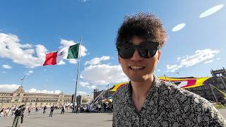 メキシコシティの観光名称を散策した