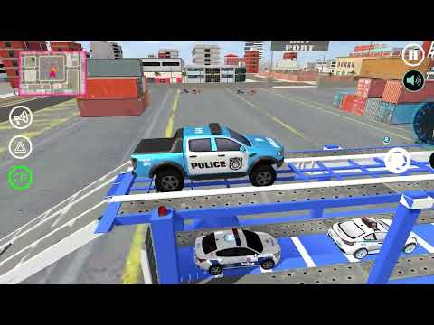US Police-Car Transport Trucks 3
