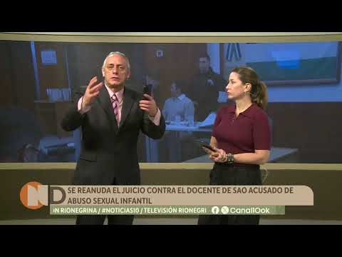 Se reanuda el juicio contra el docente acusado de abuso sexual en San Antonio Oeste