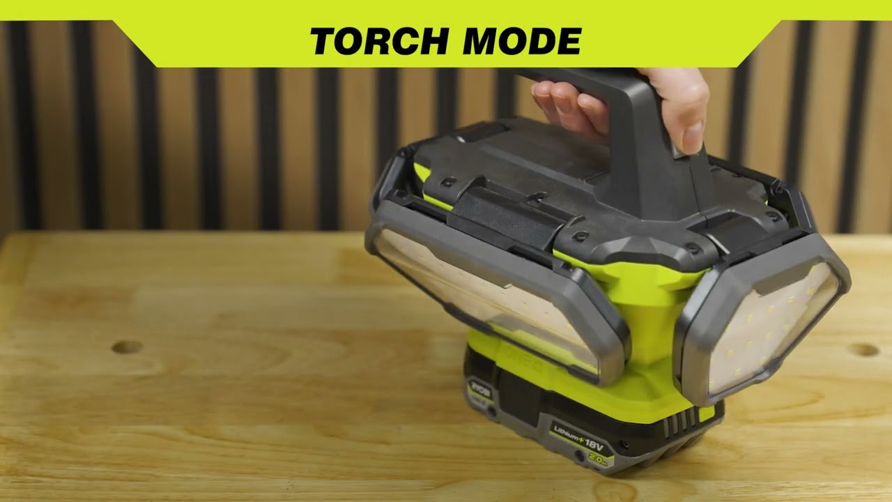Ryobi Werkstatt Strahler Akku-LED-360°