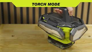 Aku panelové světlo Ryobi R18L360-0, 18V