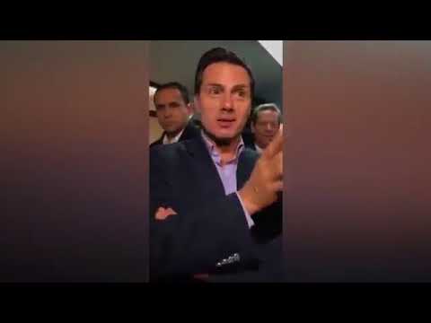 Peña Nieto ¿Borracho? ¿Drogado? Dice no haber sentido el temblor.