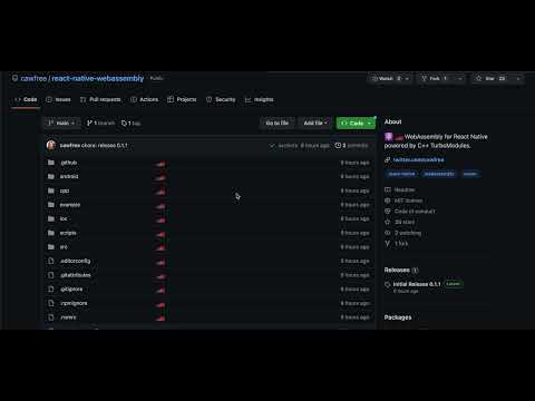 react native with web assembly, possible?