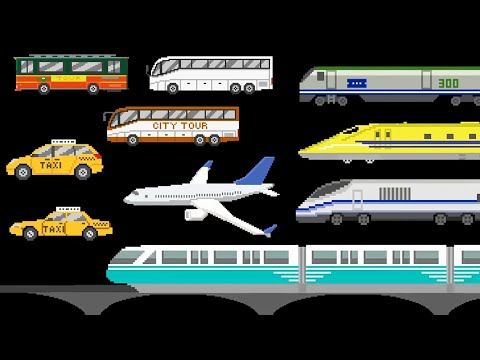 Public Transportation Vehicles 2 - (@TheKidsPictureShow)