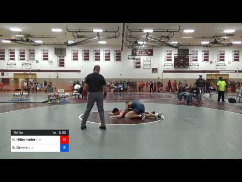 USAWNJ - Freestyle-Greco States/Juniors Men - FS 182 Finals - Kyle Hillermeier (Elit) Vs. Brandon