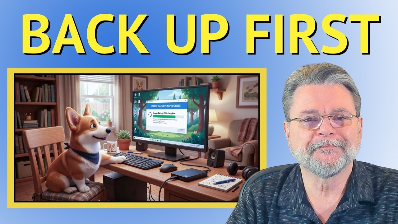 Why Is “Back Up First” Your Recommendation for Everything?