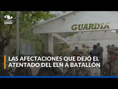 Videos de las graves afectaciones a Batallón en Riohacha tras ataque del Eln