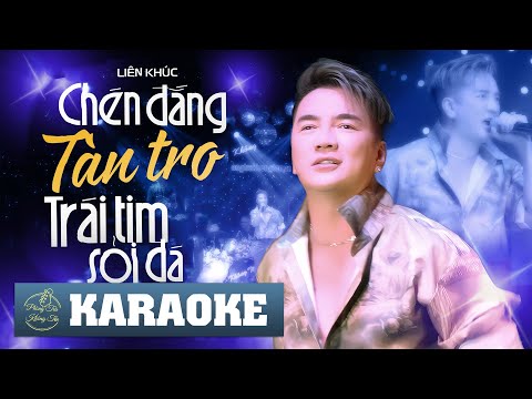 [KARAOKE] LIÊN KHÚC CHÉN ĐẮNG & TÀN TRO & TRÁI TIM SỎI ĐÁ - ĐÀM VĨNH HƯNG | BEAT GỐC LIVE BAND