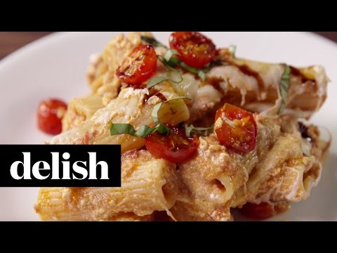 How To Make Caprese Pasta Bake | Delish