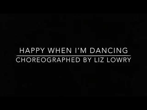 FREESTYLE ABSOLUTE BEGINNER LINE DANCE - Happy When I’m Dancing