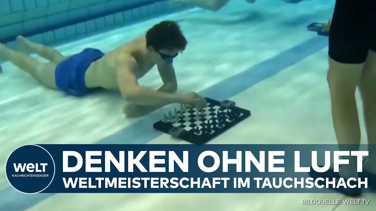 NIEDERLANDE: Schach unter Wasser - Diese WM treibt Spieler an ihre Grenzen!