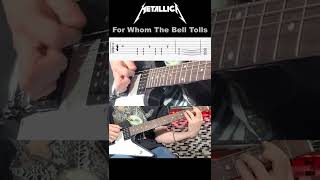 5 EASY Metallica Riffs Pt.2 (For Whom The Bell Tolls) w/TABS #shorts