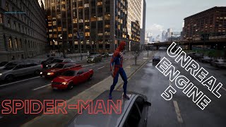 Spider-man on Unreal Engine 5 Tech Demo