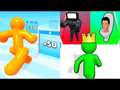 Tall Man Run VS Giant Rush Max All Levels Gameplay Android,iOS NEW UPDATE