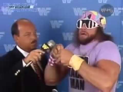 macho man randy savage with a normal voice