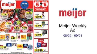 Meijer Weekly Ad 08/26 - 09/01