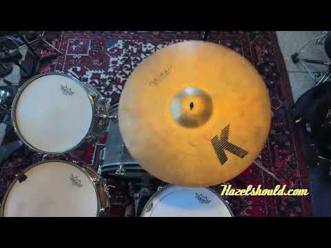 Zildjian K PRE AGED DRY LIGHT Ride 20” EARLY 1980s Model 2288 g Semi-DRY & CRASHABLE image 7