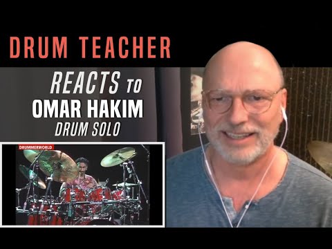 Drum Teacher Reacts to Omar Hakim - Drum Solo