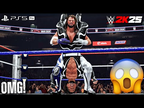 WWE 2K25 - AJ Styles vs. Shinsuke Nakamura - Full Match at SNME | PS5 Pro [4K60]