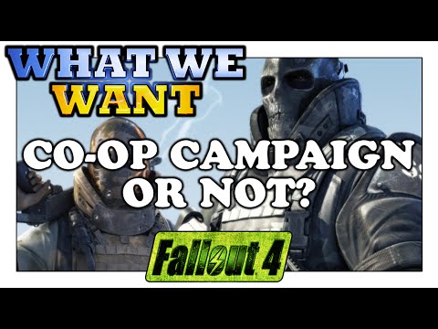 FALLOUT 4 What We Want - Co-op Campaign or Not?