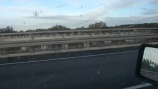 Driving behind Latvian truck in Estonia /trip to Finland/