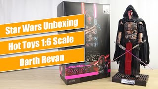 Darth Revan Hot Toys Sideshow Exclusive 1:6 Figure - Star Wars Unboxing