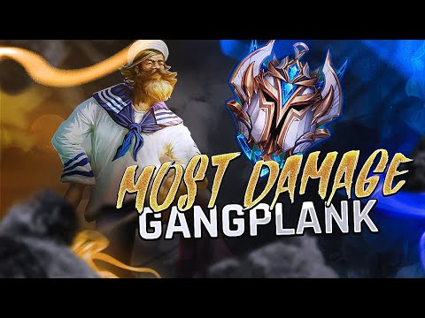 (Challenger) How to deal the MOST damage on Gangplank and learn to Carry!