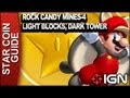 New Super Mario Bros. U 3 Star Coin Walkthrough - Rock Candy Mines-4: Light Blocks, Dark Tower