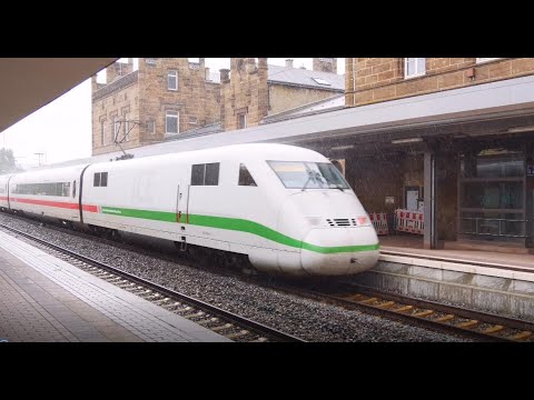 Züge ICE's, IC's am "Inselbahnhof" Minden (Westfalen) - Trains at Minden (Westfalen) station