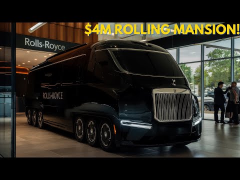 $4M Rolling MANSION?! 2026 Rolls-Royce Phantom Motorhome – Luxury on 12 Wheels!
