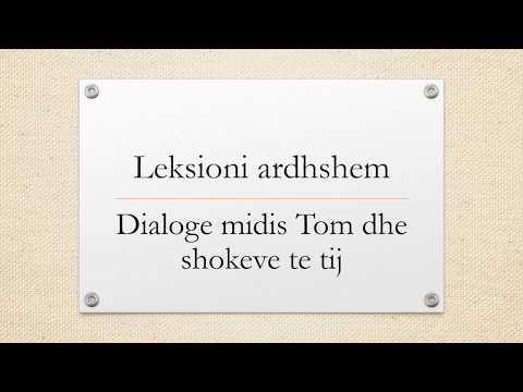 Gjermanisht Shqip Perkthim. Leksioni i 2. Niveli A1