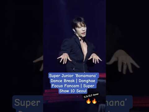 Super Junior ‘Bonamana’ Dance Break | Donghae Focus Fancam | Super Show 10 Seoul