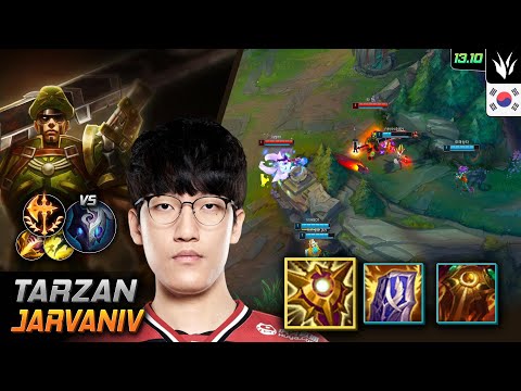 Tarzan Jarvan IV Jungle Build Locket of the Iron Solari Conqueror - LOL KR Challenger Patch 13.10
