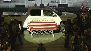 Casket Of Slain Maine Sheriff's Deputy Arrives At Funeral