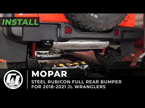 2018-2021 Jeep JL Install | Mopar Rubicon Steel Rear Bumper
