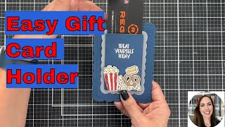 Cute EASY DIY Gift Card Holder Made from Scraps #cards #cardmaking #diy #crafts #handmade #cute