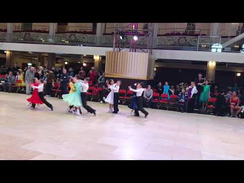 ANIL MISHRA & MARIIA MYKHAILENKO - VIENNESE WALTZ - JUVENILE (UNDER 12 YEARS)- BLACKPOOL- 05.04.2018