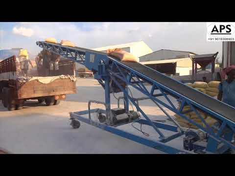 Drag box stacker conveyor hydraulic, capacity: 500 kg/feet