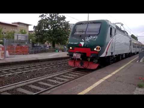 E464 257+MDVC+4 2 piani Trenord - Milano Greco - 27/04/2018